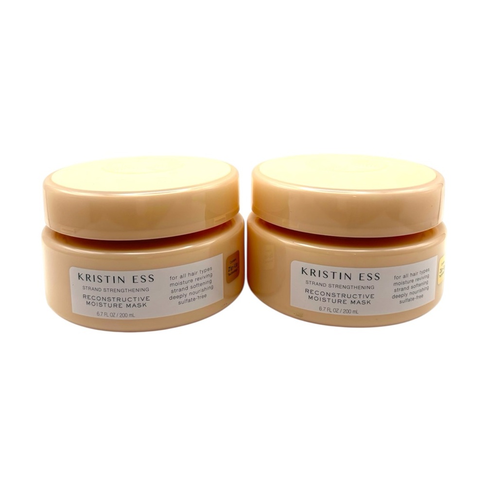 2 PACK Kristin Ess Hair Strengthening Reconstructive Moisture Mask